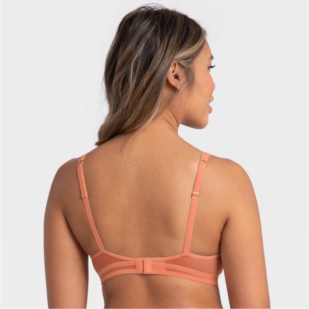 All.You.LIVELY Women's Floral Print Mesh
Trim Bralette - Terracotta  1 - Picture 4 of 4